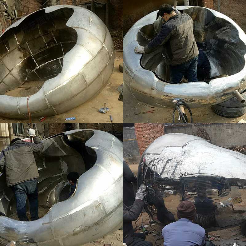 河北不銹鋼雕塑廠家，定制大型不銹鋼景觀雕塑