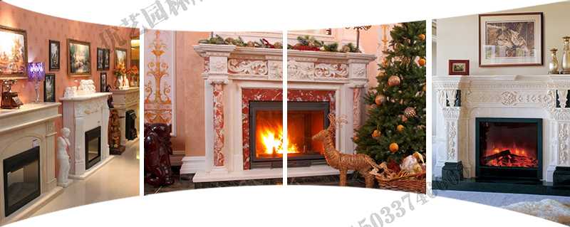 歐式壁爐架實(shí)景，大理石壁爐架定制，石雕壁爐架工廠